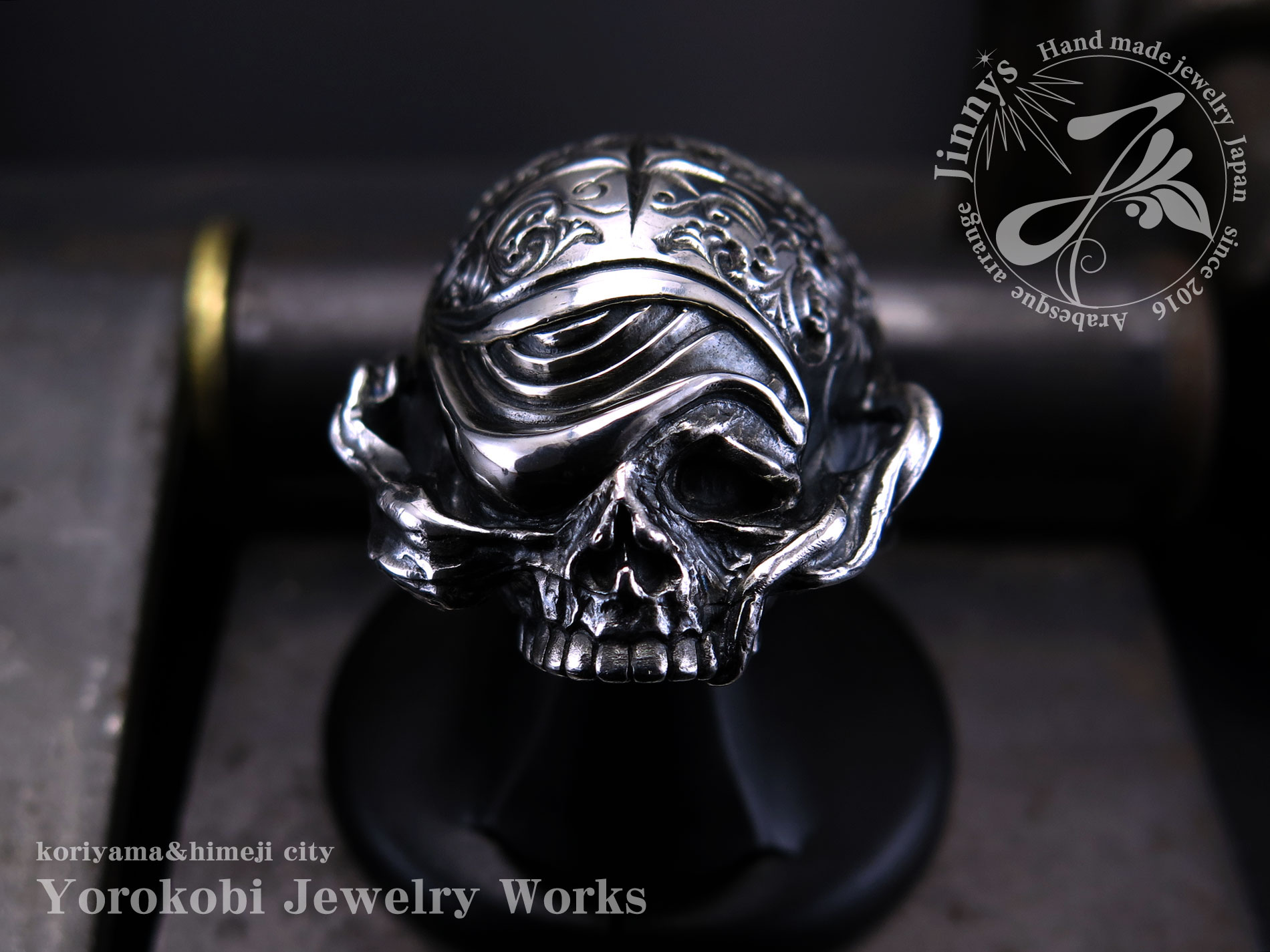 Hizm Tellers skull 001 custom Jinnys
